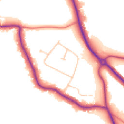 Daytime road noise heatmap for SK10 4HA