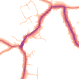 Daytime road noise heatmap for SK10 4HR