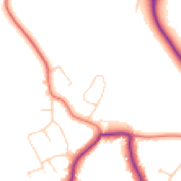 Daytime road noise heatmap for SK10 4HX