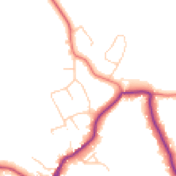 Daytime road noise heatmap for SK10 4JG