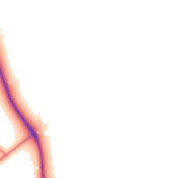 Daytime road noise heatmap for SK10 4LU