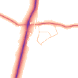 Daytime road noise heatmap for SK10 4NE