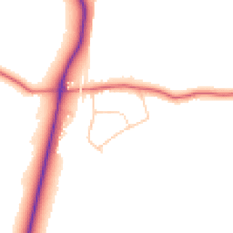 Daytime road noise heatmap for SK10 4NF