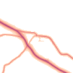 Daytime road noise heatmap for SK10 4SG