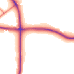 Daytime road noise heatmap for SK10 4SY