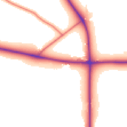 Daytime road noise heatmap for SK10 4SZ