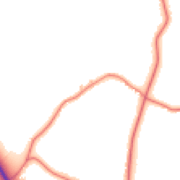 Daytime road noise heatmap for SK10 4TY