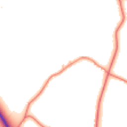 Daytime road noise heatmap for SK10 4TZ