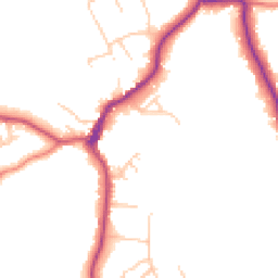 Daytime road noise heatmap for SK10 4XY