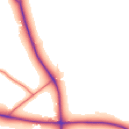 Daytime road noise heatmap for SK10 4YT