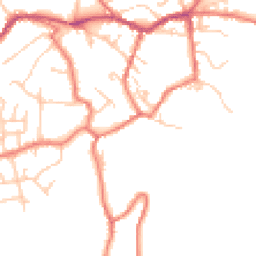 Daytime road noise heatmap for SK10 5BJ