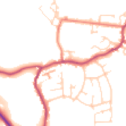 Daytime road noise heatmap for SK10 5EF