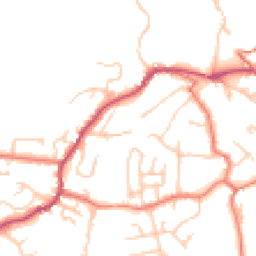 Daytime road noise heatmap for SK10 5JW