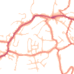 Daytime road noise heatmap for SK10 5NA