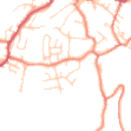 Daytime road noise heatmap for SK10 5ND