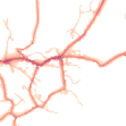 Daytime road noise heatmap for SK10 5PY