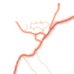 Daytime road noise heatmap for SK10 5UB