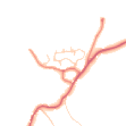 Daytime road noise heatmap for SK10 5UQ