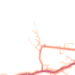 Daytime road noise heatmap for SK10 5WF