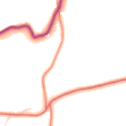 Daytime road noise heatmap for SK11 0AJ