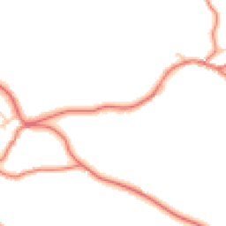 Daytime road noise heatmap for SK11 0DP