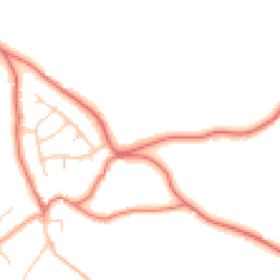 Daytime road noise heatmap for SK11 0DR