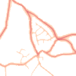 Daytime road noise heatmap for SK11 0EG