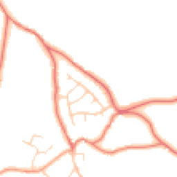 Daytime road noise heatmap for SK11 0EJ
