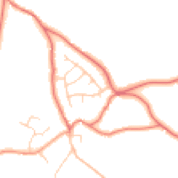 Daytime road noise heatmap for SK11 0EL