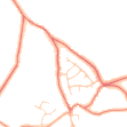 Daytime road noise heatmap for SK11 0EW