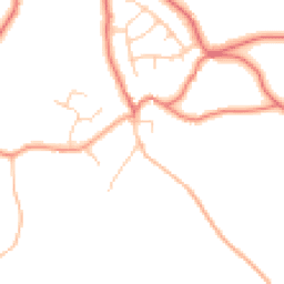 Daytime road noise heatmap for SK11 0HP