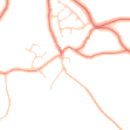 Daytime road noise heatmap for SK11 0HW