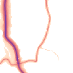 Daytime road noise heatmap for SK11 0JA