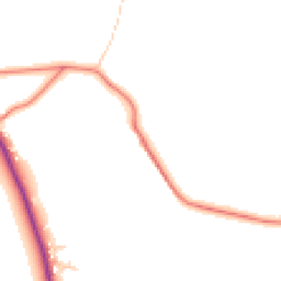 Daytime road noise heatmap for SK11 0PS