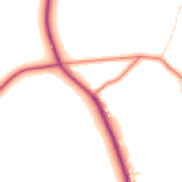 Daytime road noise heatmap for SK11 0QB