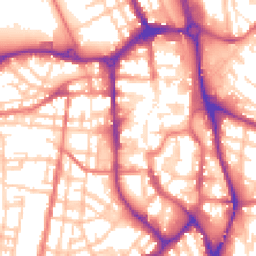 Daytime road noise heatmap for SK11 6AF