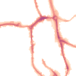 Night-time road noise heatmap for SK11 6BA