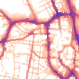 Daytime road noise heatmap for SK11 6EP