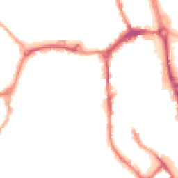 Night-time road noise heatmap for SK11 6EP