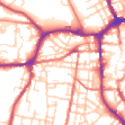 Daytime road noise heatmap for SK11 6EZ