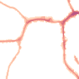 Night-time road noise heatmap for SK11 6EZ