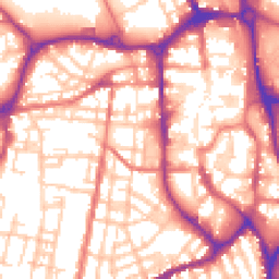 Daytime road noise heatmap for SK11 6GD