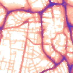 Daytime road noise heatmap for SK11 6GE