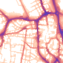 Daytime road noise heatmap for SK11 6GH