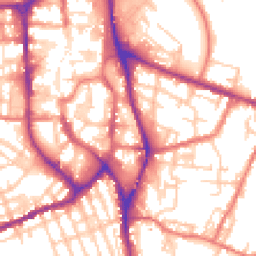 Daytime road noise heatmap for SK11 6LS