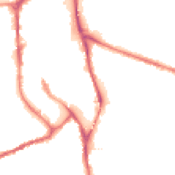 Night-time road noise heatmap for SK11 6LS