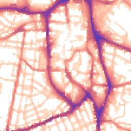 Daytime road noise heatmap for SK11 6NG