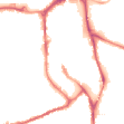 Night-time road noise heatmap for SK11 6NG