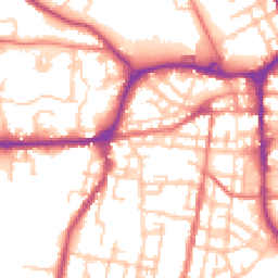 Daytime road noise heatmap for SK11 6PT