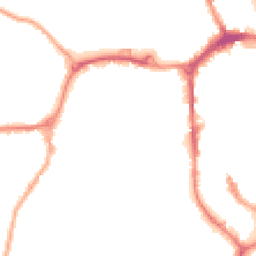 Night-time road noise heatmap for SK11 6PX